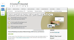 Desktop Screenshot of foundonlinesolutions.com